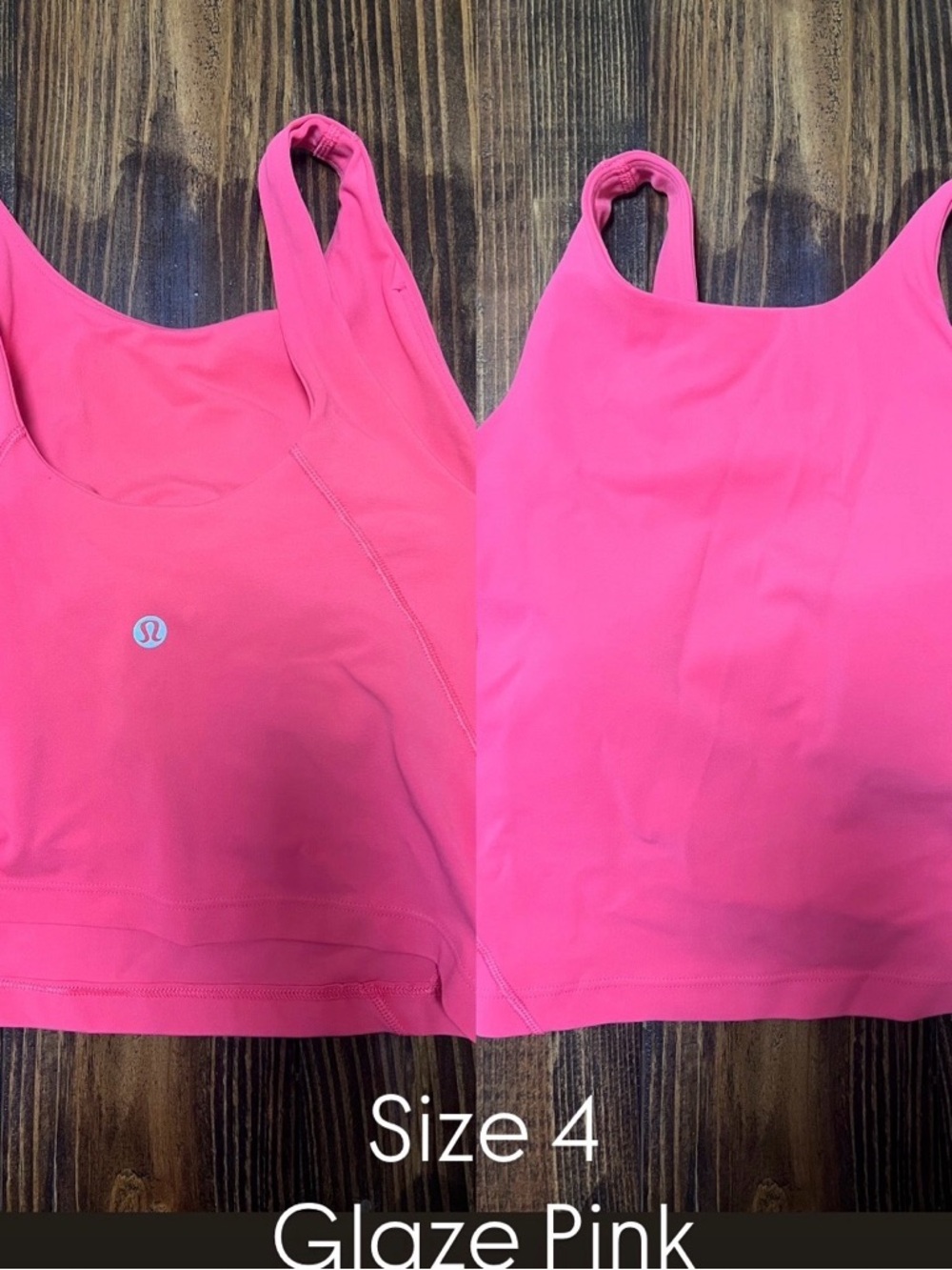 lululemon athletica Glaze Pink Tank Top